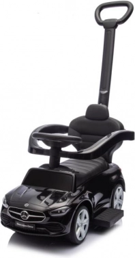 Bicicletta senza pedali per bambini con maniglia Mercedes 3in1 nera