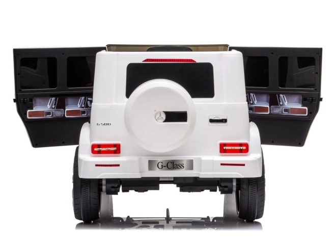 Mercedes G500 a batteria per bambini bianco