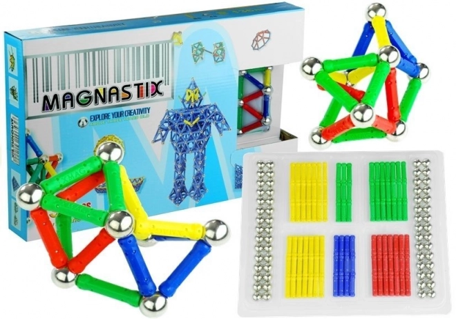 Grande set di blocchi magnetici Magnastix