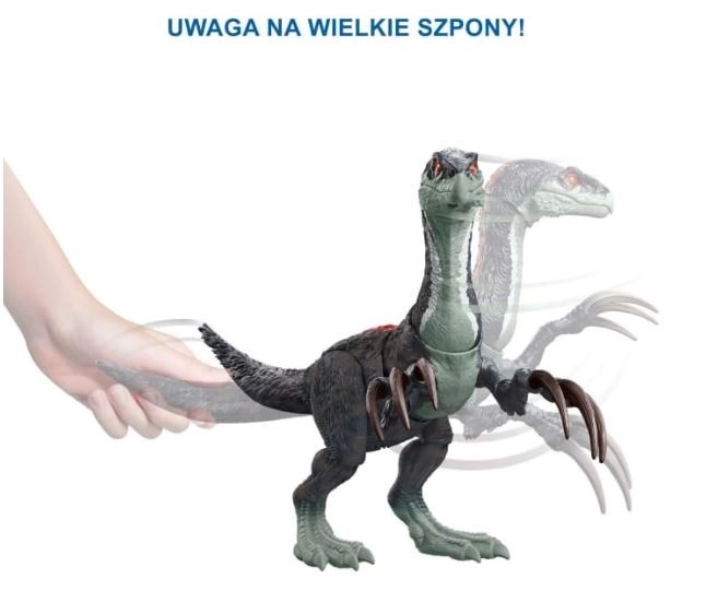 Figura Jurassic World Therozinosauro Attacco con Suono