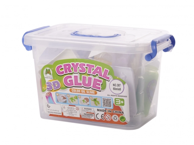 Kit adesivo 3D cristallo set creativo 26 pezzi