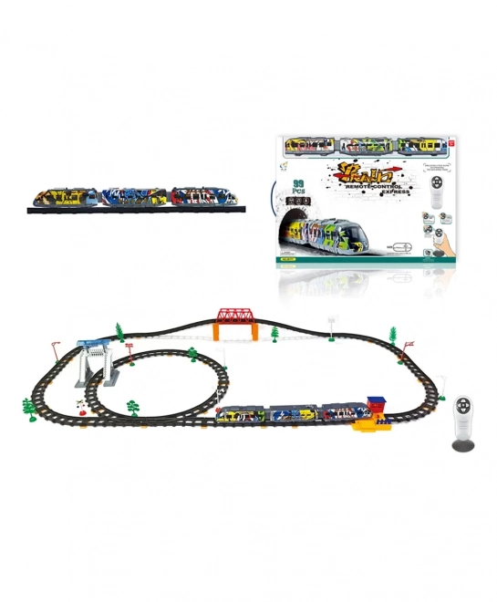 Set Treno Graffiti RC 117 x 66 cm