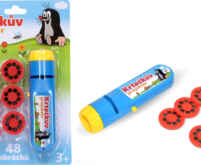 Proiettore con immagini di Krtek