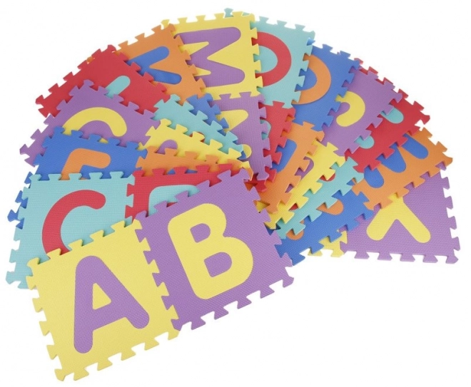 Puzzle in schiuma con lettere