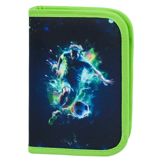 Design sportivo con calciatore
