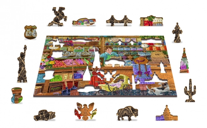 Puzzle in legno 3D Flower Shop