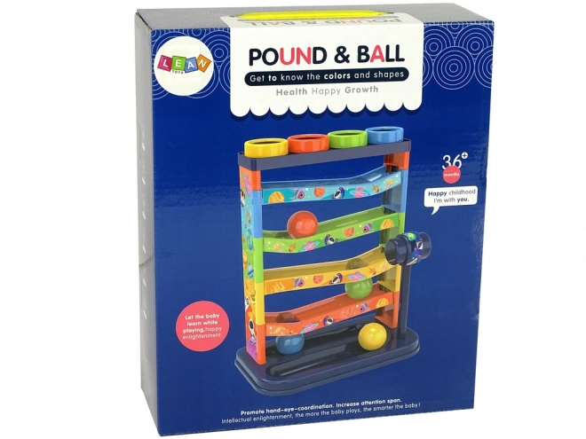 Scivolo educativo per palline a sonaglio