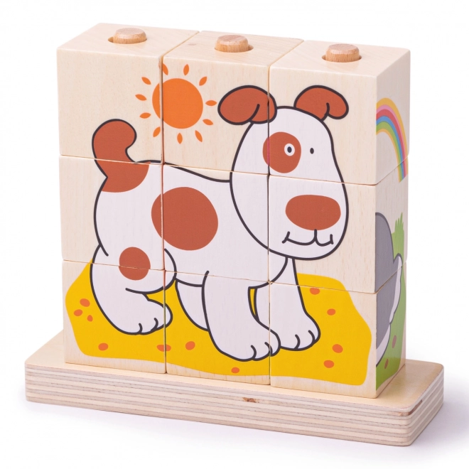 Bigjigs Baby Blocchi con Animali