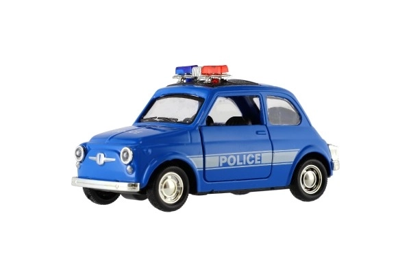 Auto Polizia Retrò con Luci 11cm