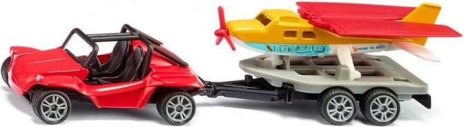 Set di giocattoli Auto con aereo