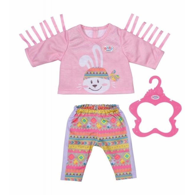 Top alla moda con frange e coniglietto