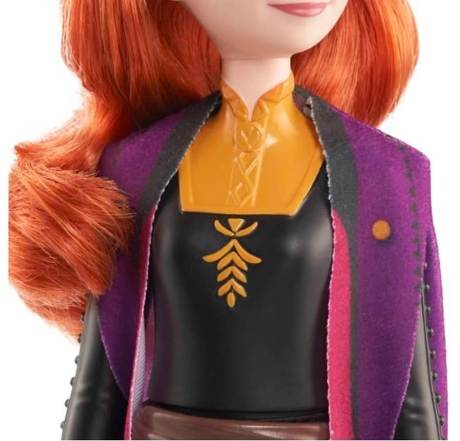 Bambola Frozen Elsa - Disney Il Regno di Ghiaccio 2 – Anna in abito nero-arancione