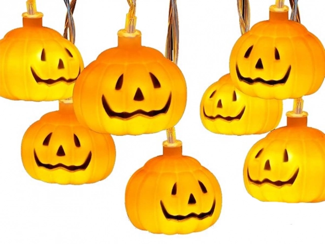 Luci a zucca LED Halloween da 200 cm