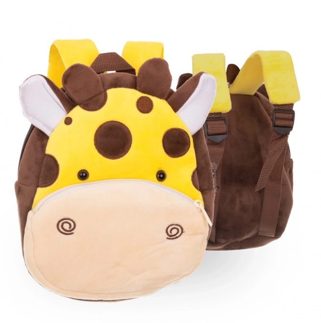 Zainetto scuola materna Giraffa in peluche