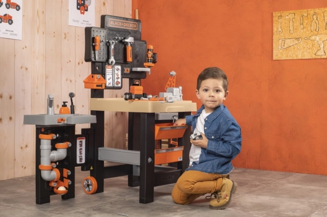 Smoby Black & Decker megadīlna per piccoli tuttofare