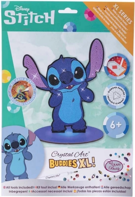 Pittura di diamanti XL Disney: Stitch