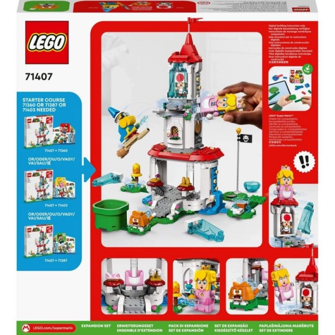 Lego Super Mario - Torre di Ghiaccio di Peach Gatto - Set di Espansione