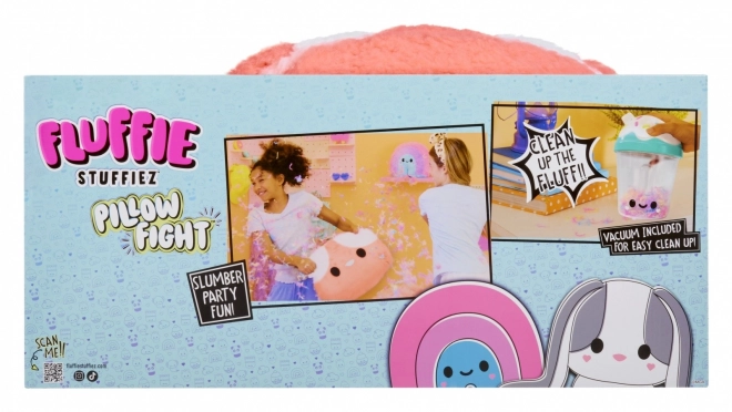 Cuscino Fluffie Stuffiez Pillow Fight, Coniglio