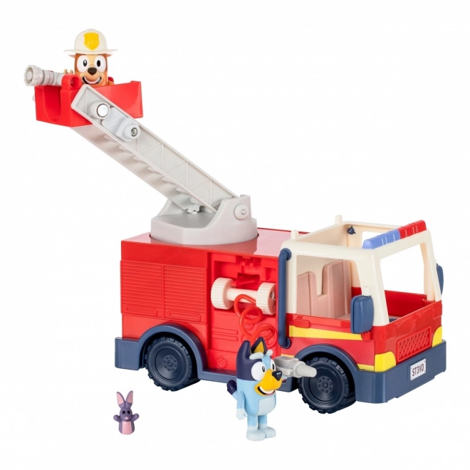 Set di personaggi Bluey Camion dei pompieri