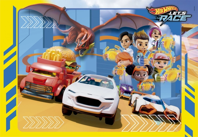 Puzzle Hot Wheels 30 pezzi