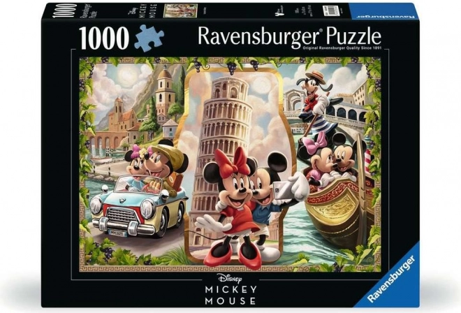 Puzzle RAVENSBURGER Mickey e Minnie in vacanza 1000 pezzi