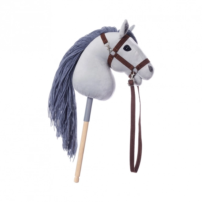 Cavallo di legno Hobby Horse HoppiHorse A3 grigio