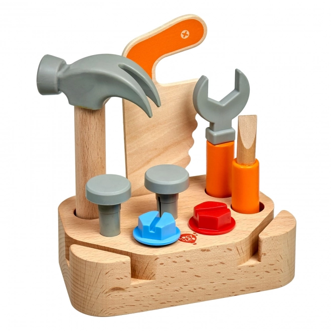 Set di attrezzi in legno per bambini - Piccolo carpentiere