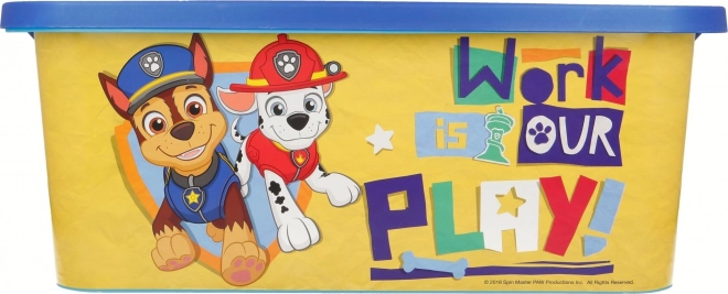 Scatola di stoccaggio Paw Patrol 13l