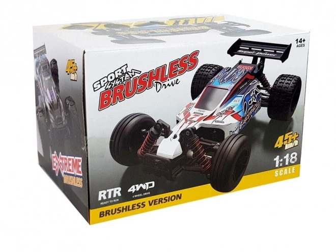 Auto buggy fuoristrada telecomandato 1:18 giallo ENOZE