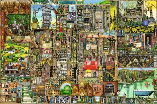 Puzzle città bizzarra 5000 pezzi