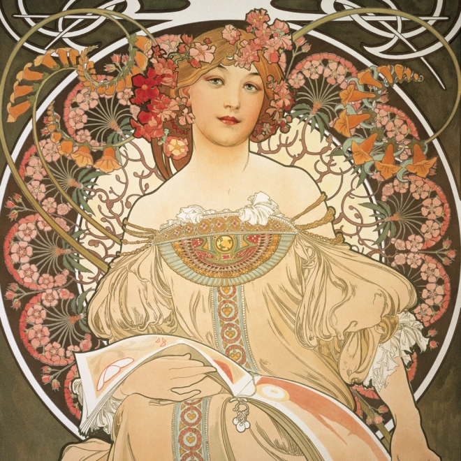 Calendario Notique con Note Alfons Mucha 2025