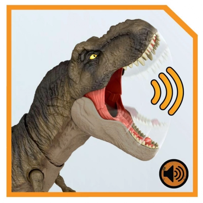 Figura Jurassic World T-rex Distruggi e Divora