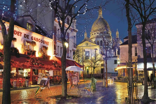 Puzzle 1500 pezzi compact Parigi Montmartre