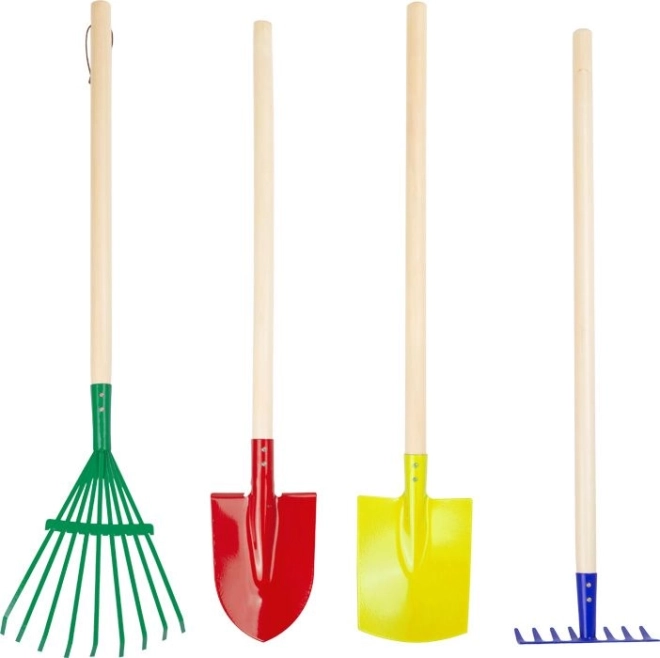Set per bambini di attrezzi da giardino colorati SMALL FOOT (4 pz)