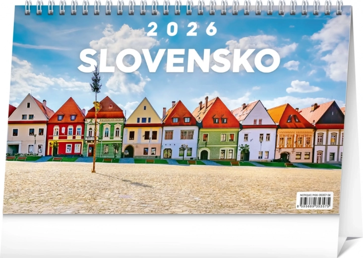 Calendario da tavolo Slovacchia 2026