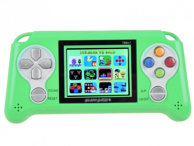 console portatile con 70 giochi – verde