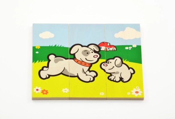 Puzzle i miei primi animali in legno