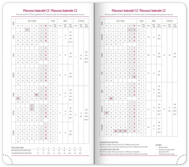 Agenda tascabile NOTIQUE Ajax 2025 blu