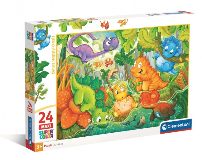 Puzzle Maxi Dinosauri Oasi Felice