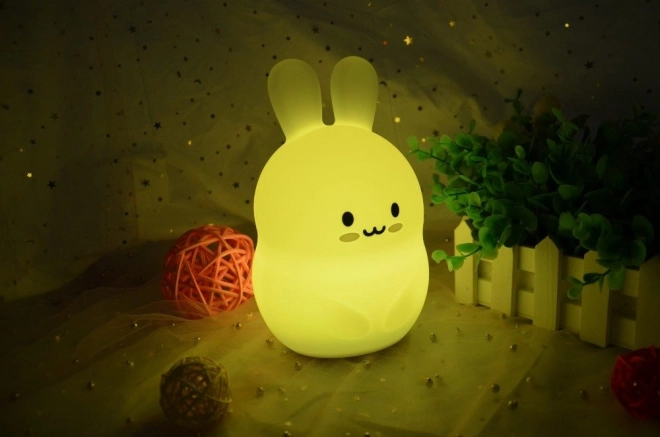 Lampada da notte in silicone a forma di gufo