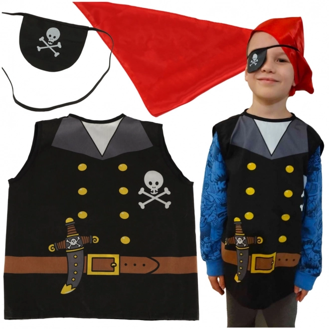 Costume Carnevale Pirata 3-8 Anni