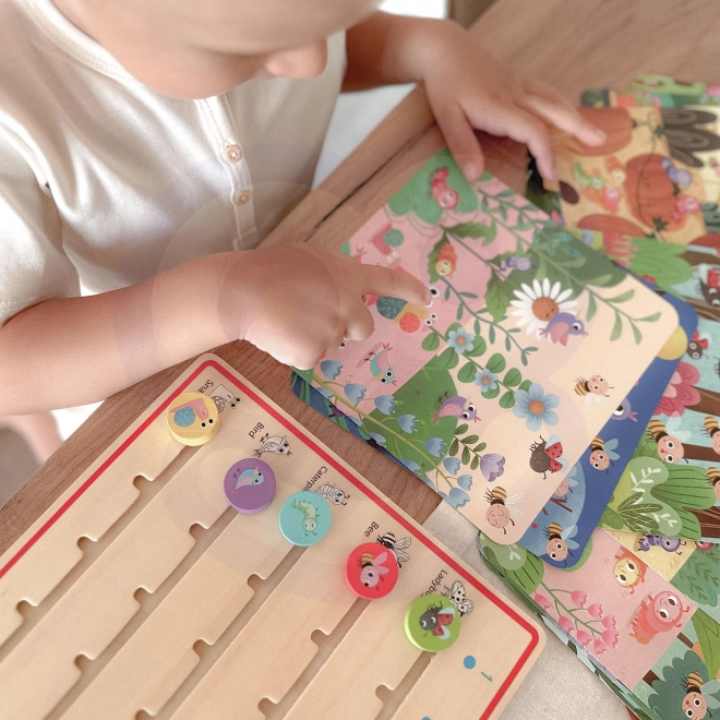 Tooky Toy gioco in legno Imparare a contare gli animali