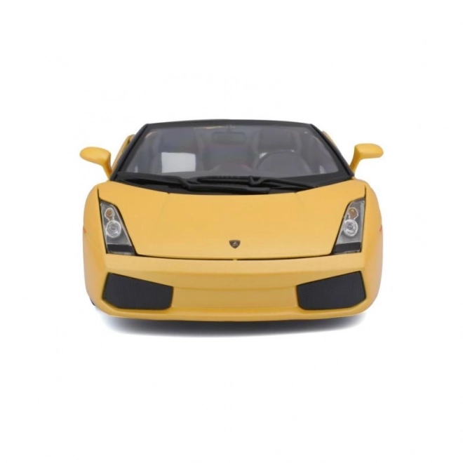 Lamborghini Gallardo Spyder Giocattolo Metallo Giallo Scala 1:18