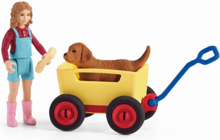 Carretto da traino con ruote funzionanti