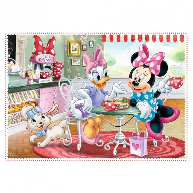 Puzzle 4 in 1 con Minnie e amici