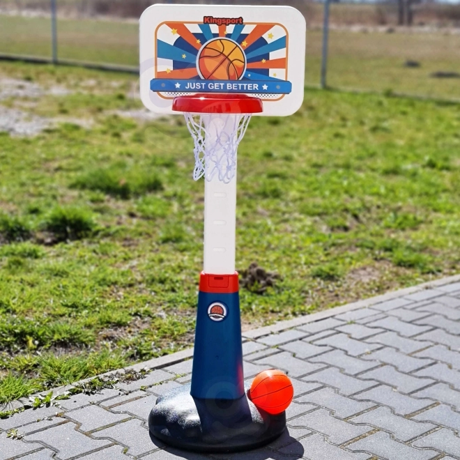Set da Basket per Bambini Woopie con Altezza Regolabile e Pompa