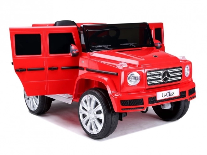 Auto elettrica per bambini Mercedes G500 rosso