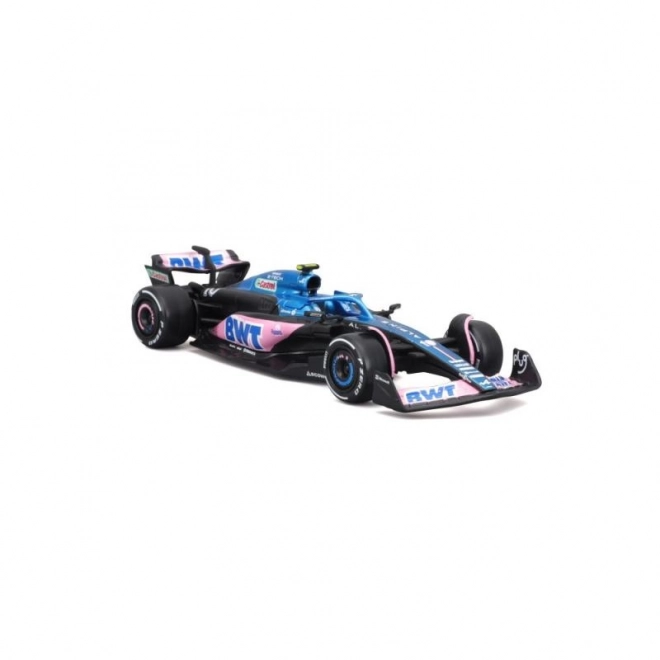 Modellino Bburago Formula 1 BWT Alpine A523 di Pierre Gasly