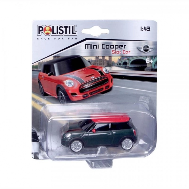 Slot Car Mini Cooper Polistil 1:43 Nero