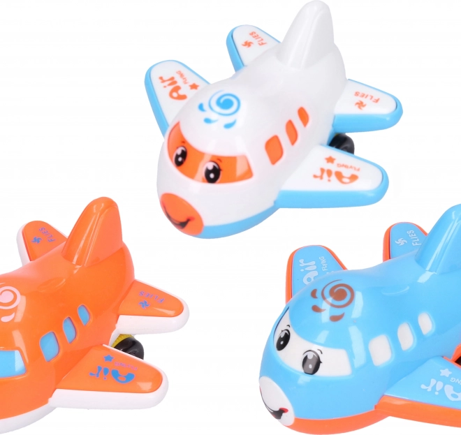 Set di aerei a retrocarica 3 pz 9 cm